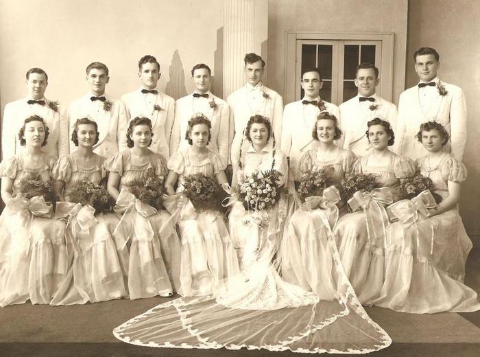 1940 wedding photo